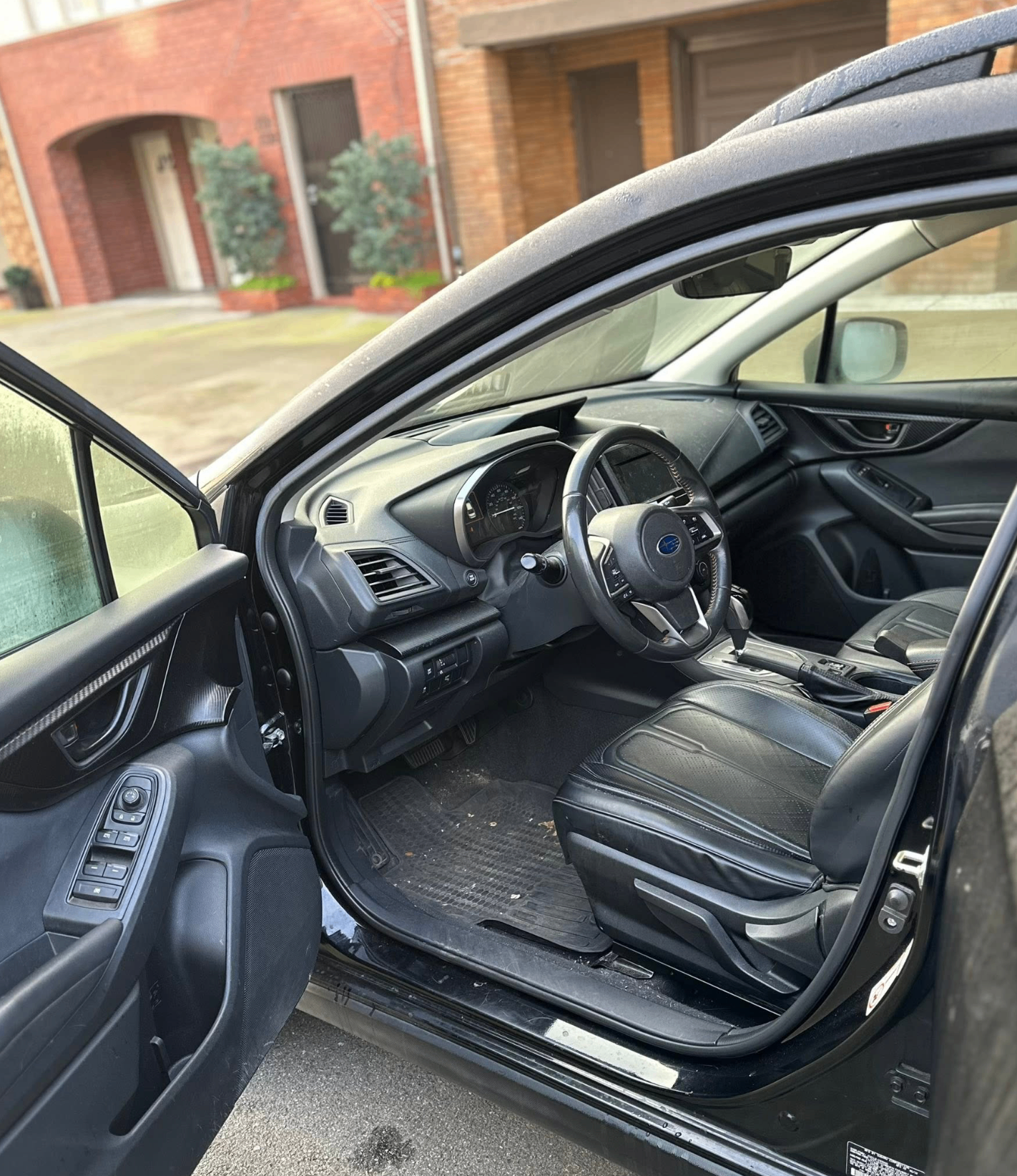 Interior revival — Subaru front cabin before detailing